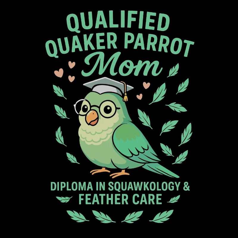 Qualifizierte Quaker Papageienmutter