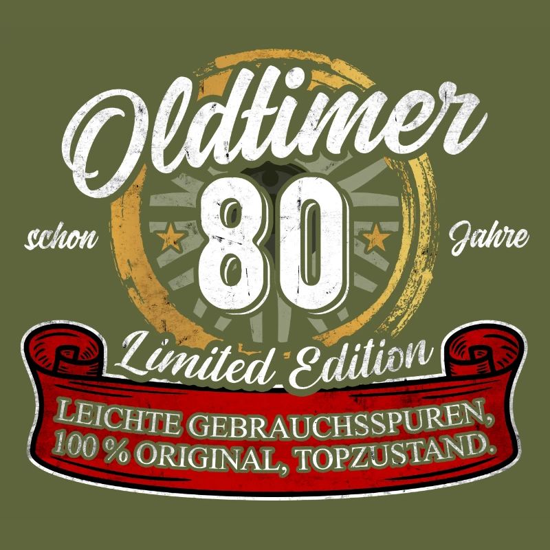 80. Geburtstag Oldtimer Model 80 Jahre Geburtstag