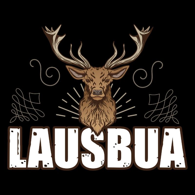 Lausbua Hirsch Lederhosen