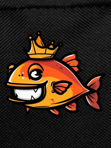 Piranha Fish Comic Crown