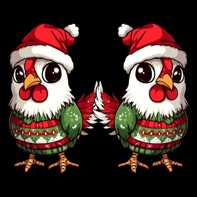 Rooster Christmas Team