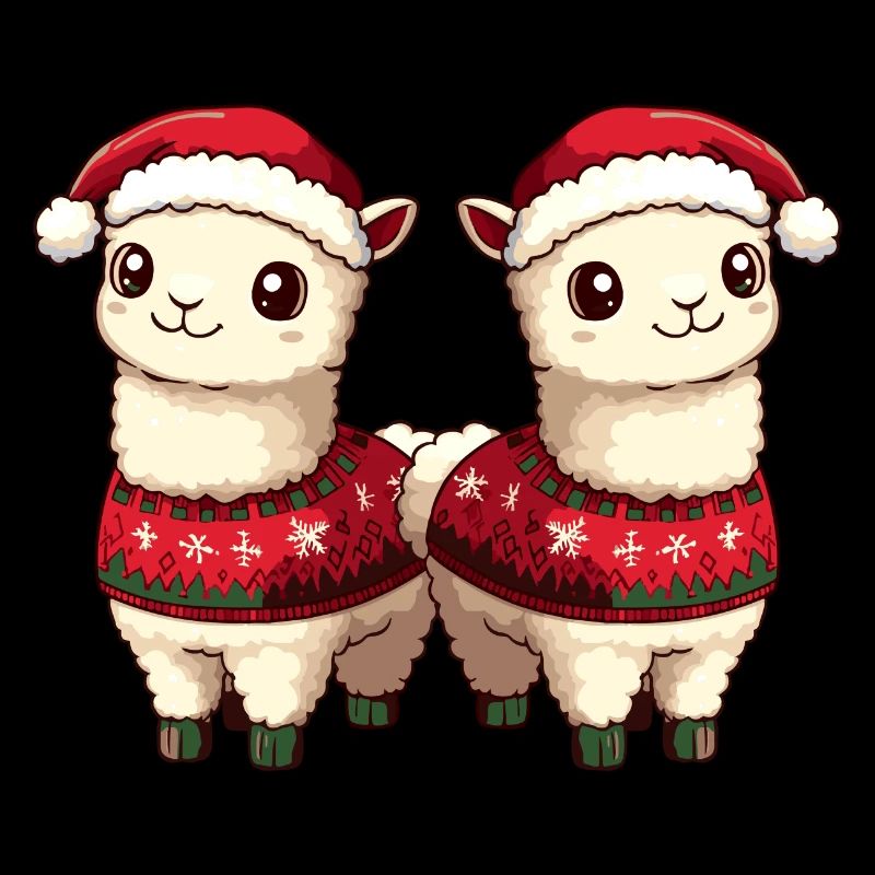 L’équipe de Noël Alpaga Llama