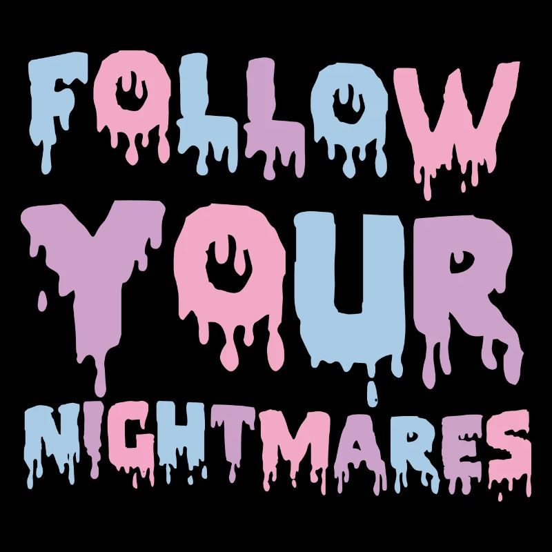 Follow Your Nightmares Pastel Goth Soft Grunge