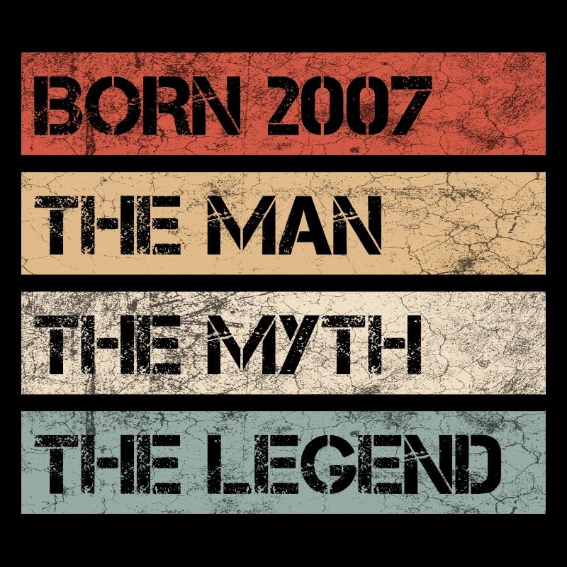 Mann Mythos Legende 2007 16. Geburtstag Geschenk