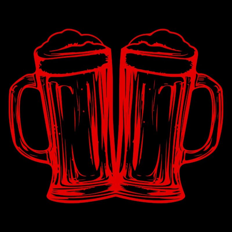 Bierkrug Prost Bier Drinking