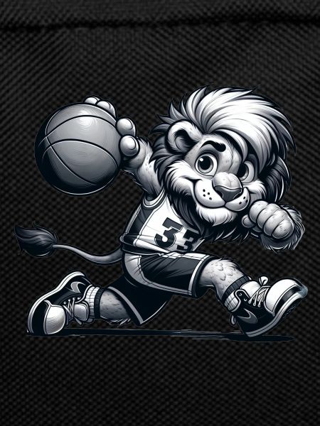 Cute Basketball Player Lion