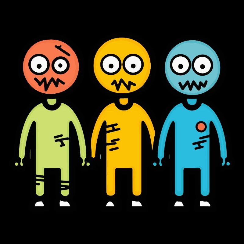 Zombies Halloween Comic Team