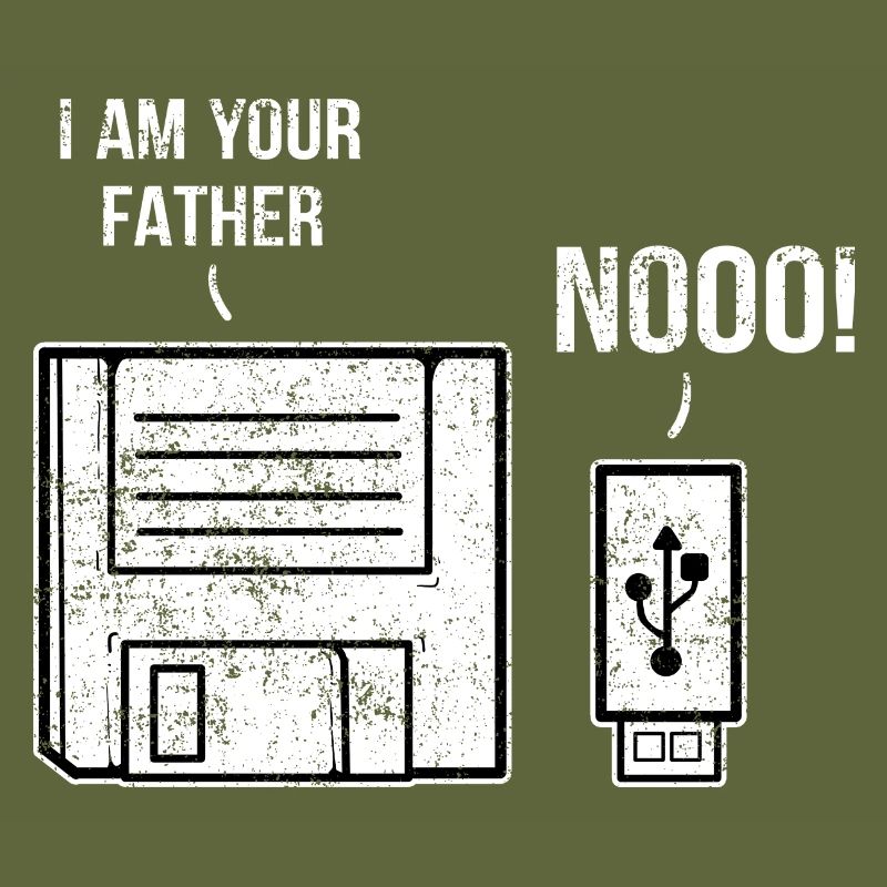 IT Programmierer Im Your Father Diskette