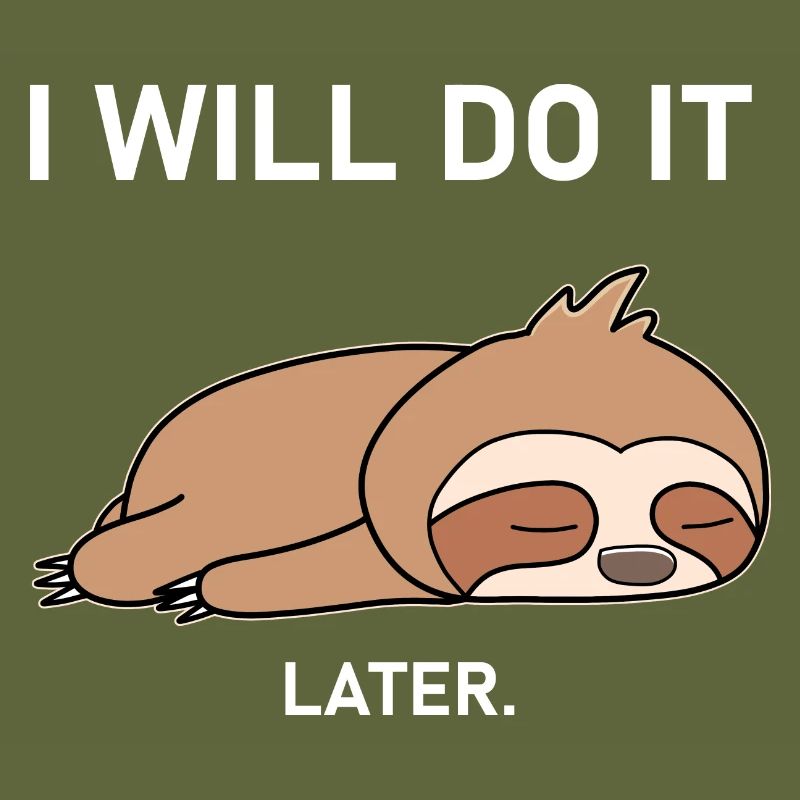 Lazy sloth funny