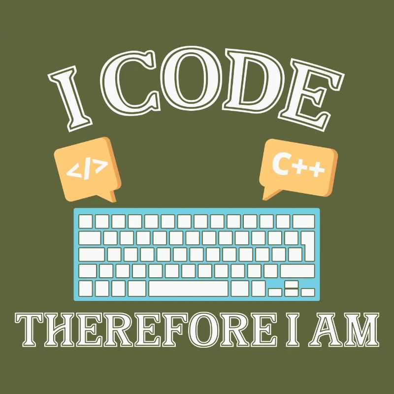 Je code donc je suis Funny Programmer for Woman
