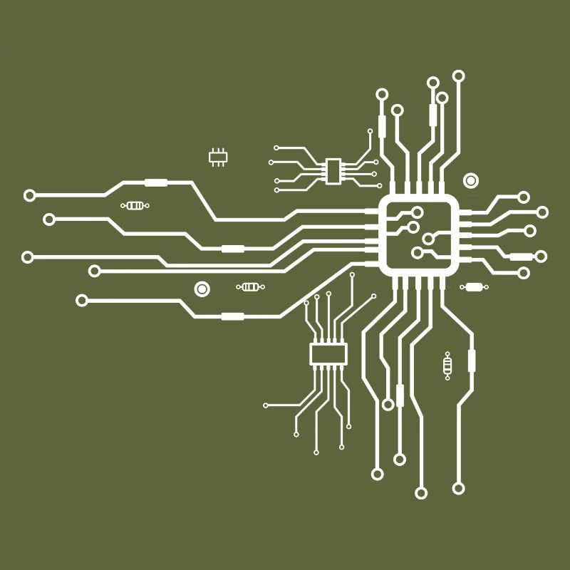 Computer CPU Herz - lustiges Geschenk Informatik