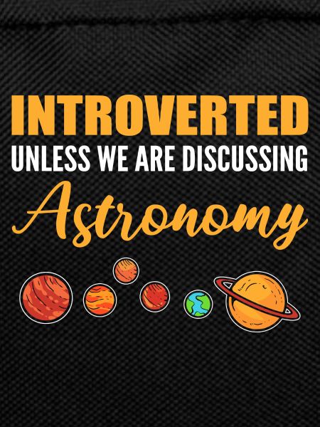 Diskussion über Astronomie Introvertiert Geschenk