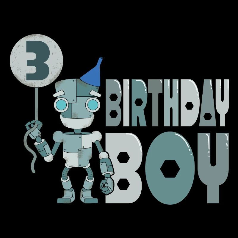 3. Geburtstag Roboter