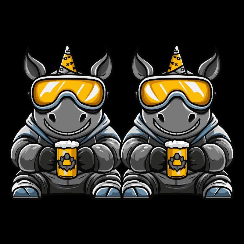 Nashorn Ski Team Bier