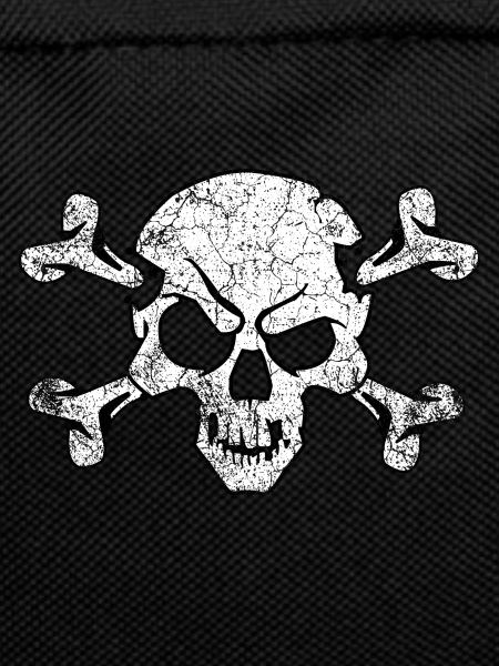 Grunge Pirate Skull And Crossbones