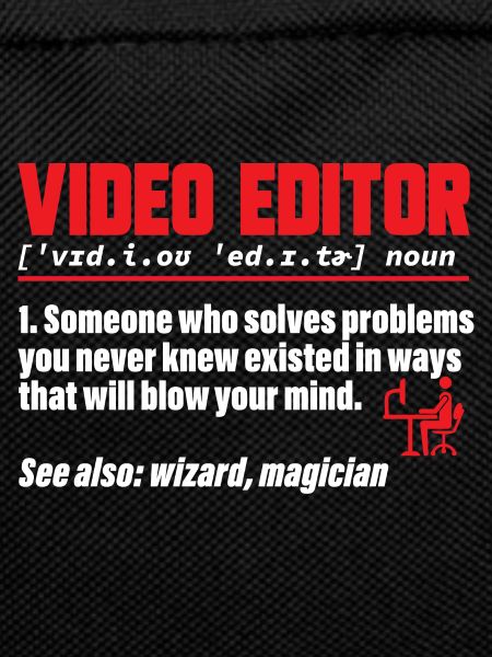 Video Editor Filmmaker Videographer