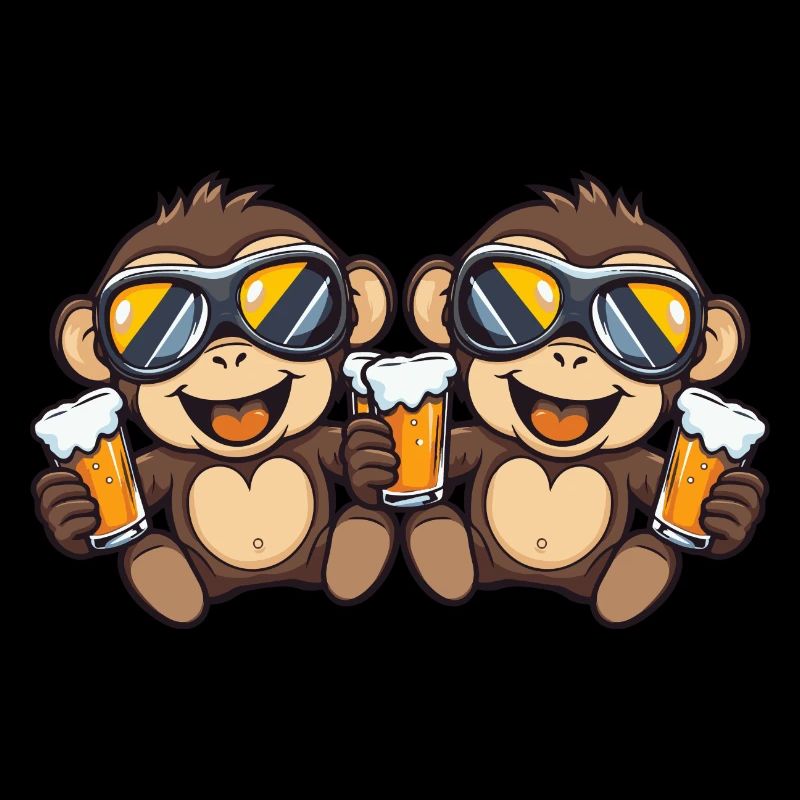 Monkey Ski Team Beer