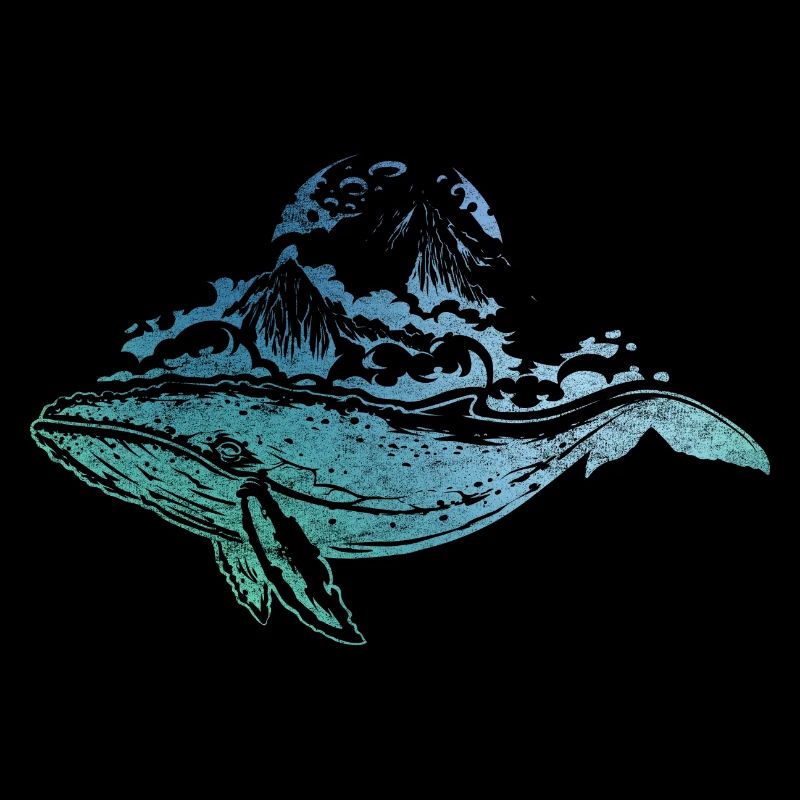 Baleine et eau