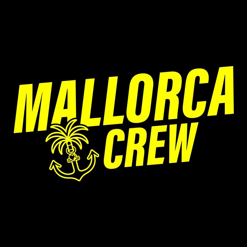 Mallorca Crew Anker Palme Herz Liebe