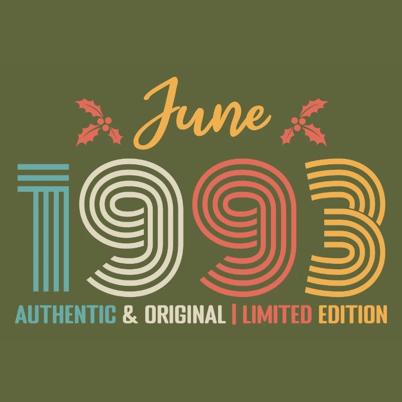 Juni 1993 Geburtstag Juni 1993 Retro Juni