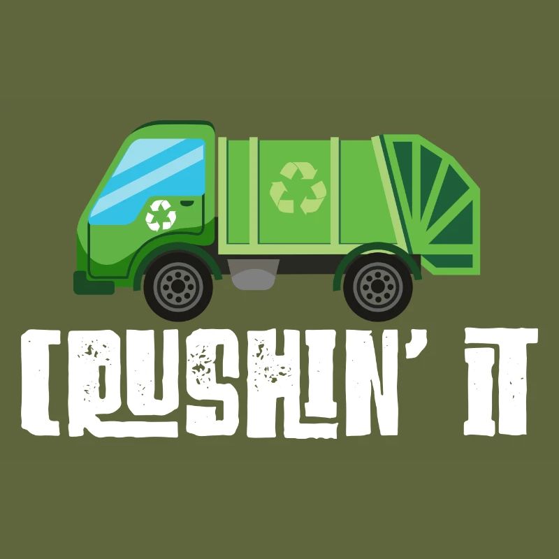 Garbage trucks, garbage day, garbage collection