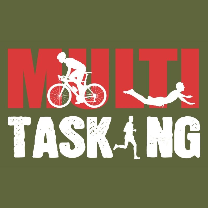 Multitasking Radfahrer Gift