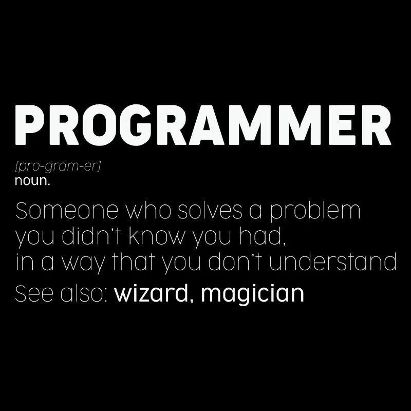 Programmer Noun Funny Coder Humor Nerd
