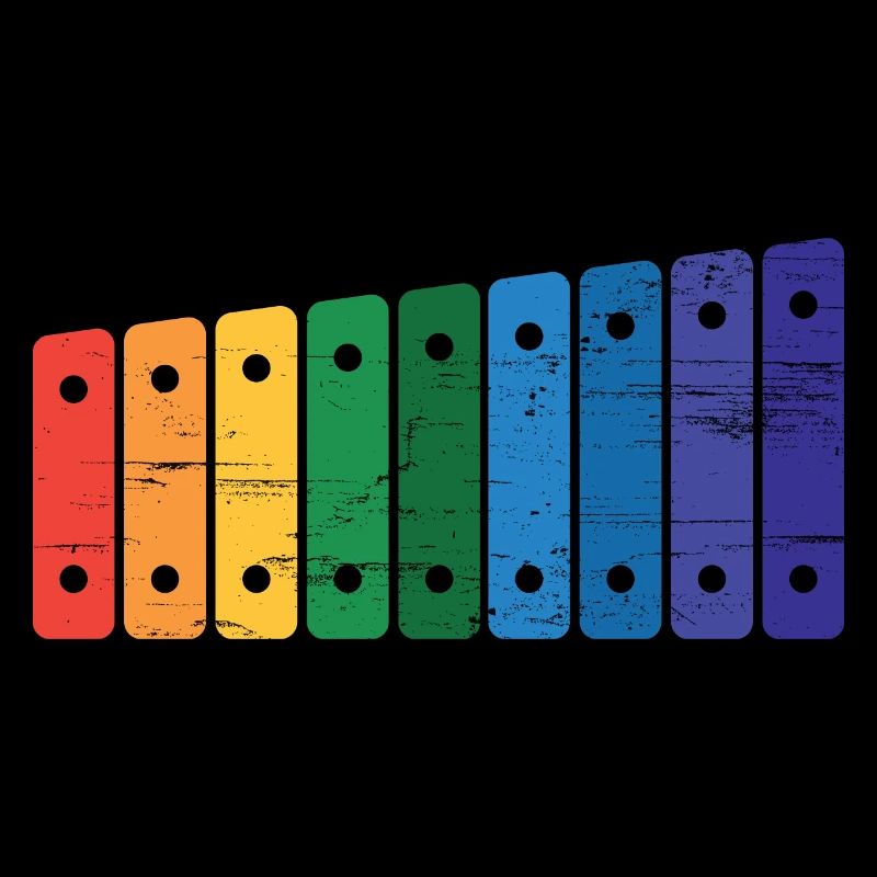 Marimba rainwow - coole Marimba Instrument Geschenk