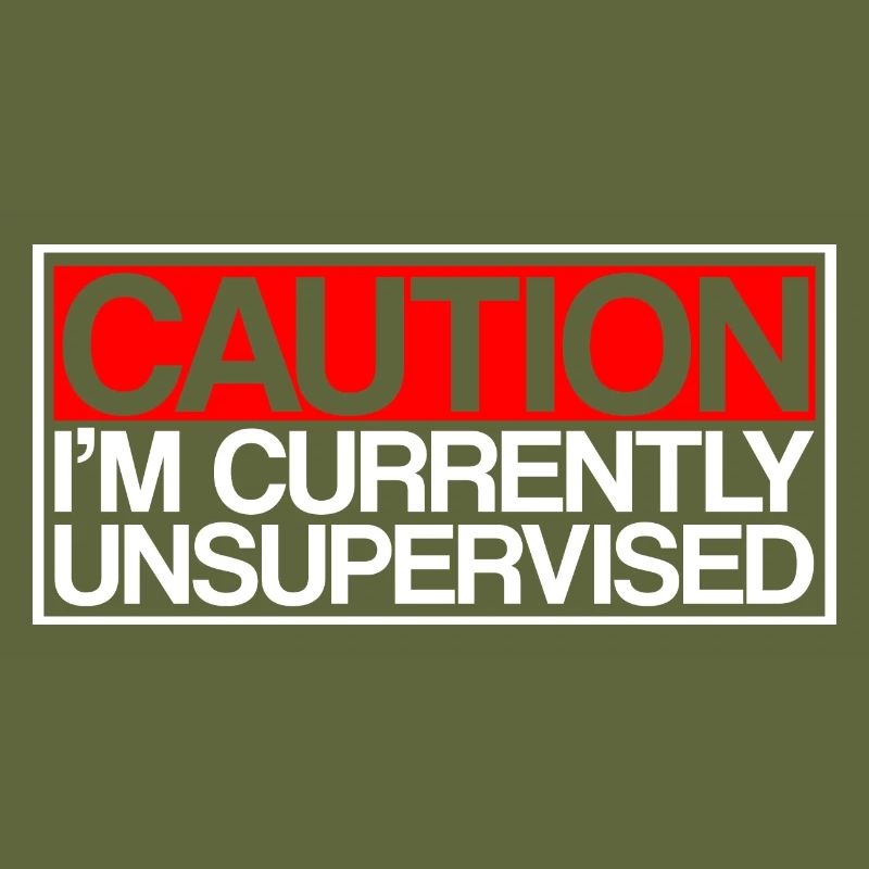 Caution I'm Currently Unsupervised 3