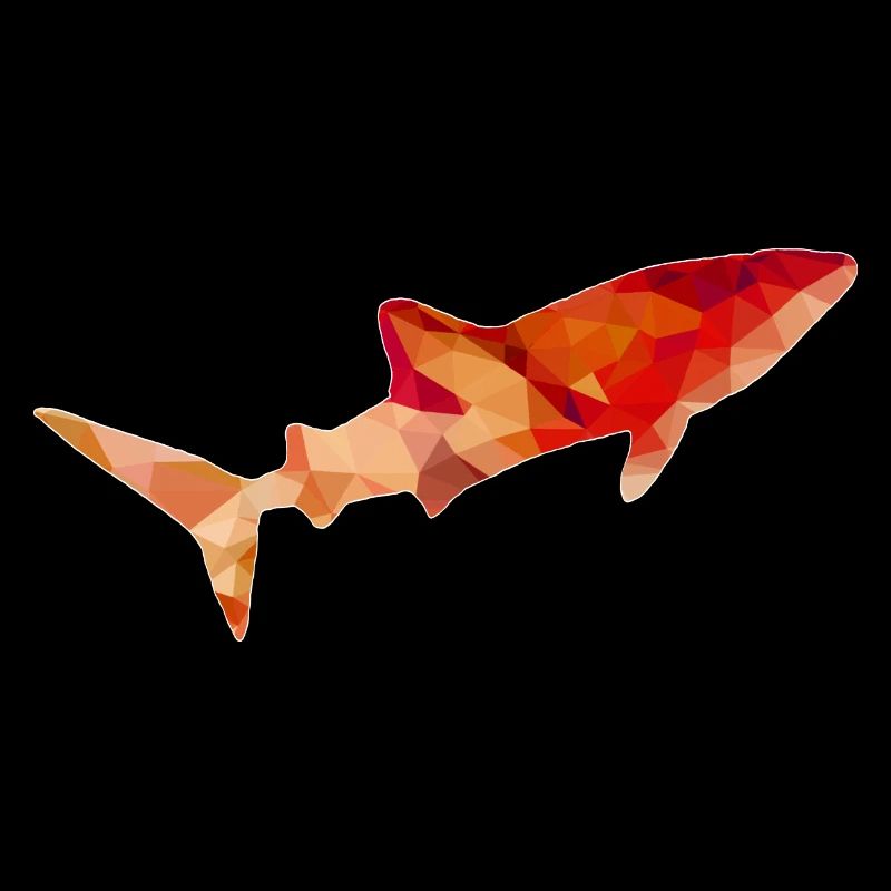 Whale shark red gold