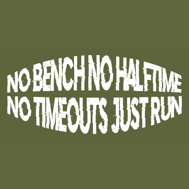 Pas de banc Pas de mi-temps Pas de temps mort Juste Run 4