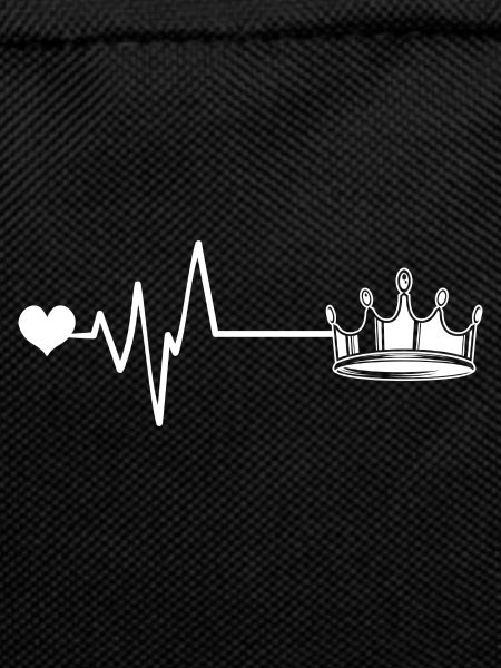 Crown Silhouette Pulse Heartbeat