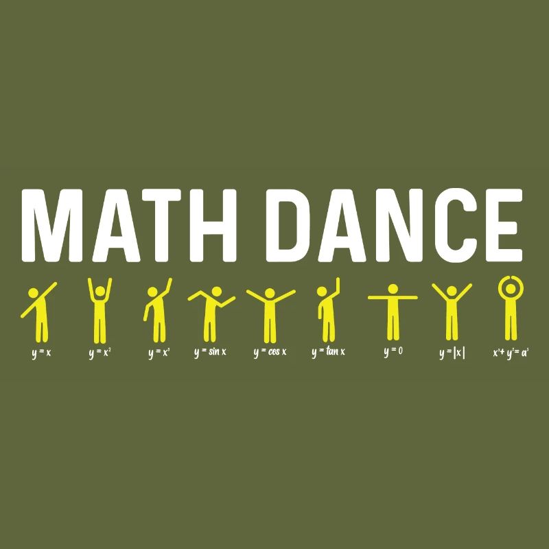 Math Dance. Mathematischer Lehrer Gift