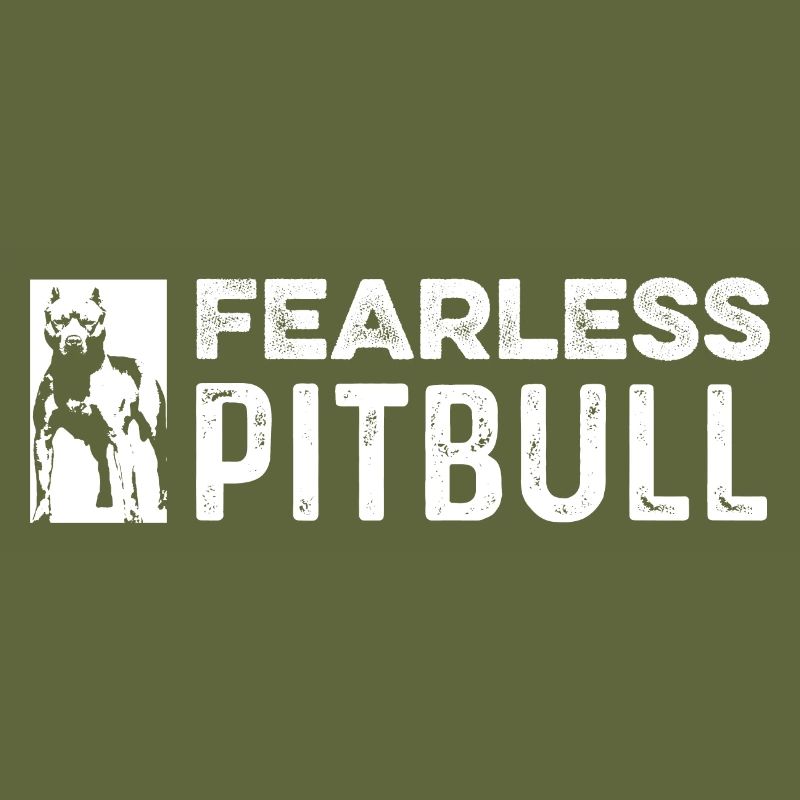 Furchtloser Pitbull Furchtlos oder mutig Gift