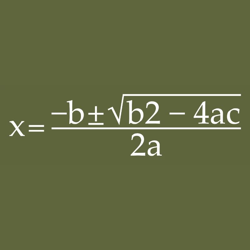 Quadratic Formula For Math Class 12