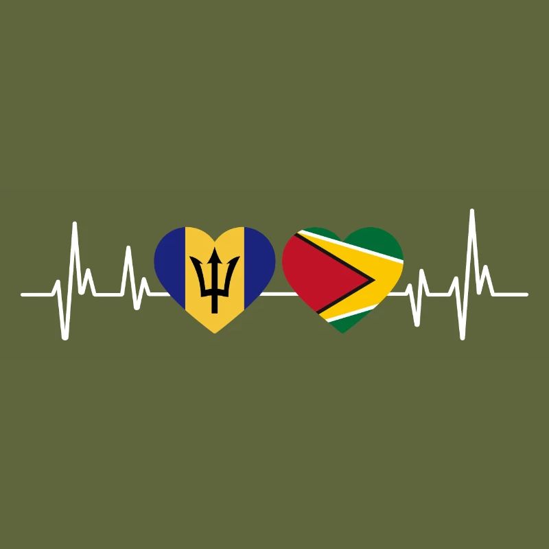 Drapeau de la Barbade Bayan barbadien