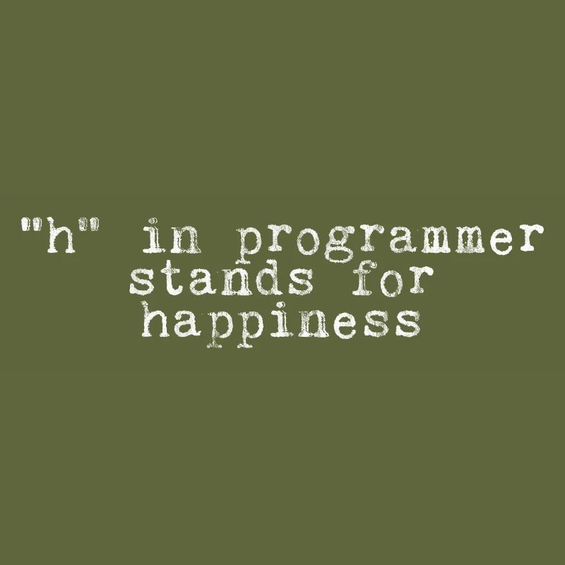 H In Programmer représente le bonheur 3