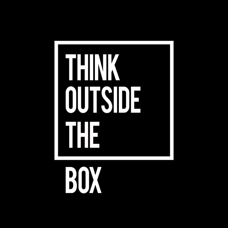 think outside the box motivation sprüche