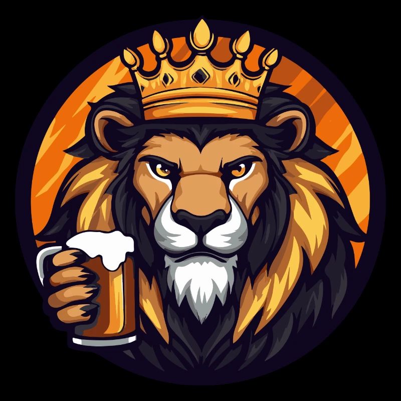 Bande dessinée de bière Lion