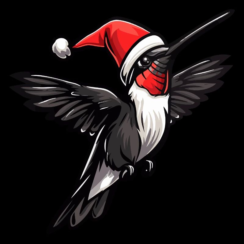 Hummingbird Bird Christmas