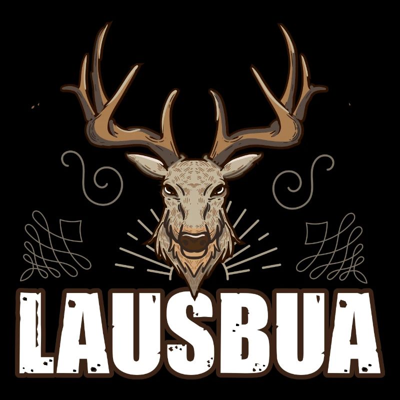 Lausbua Hirsch Lederhosen