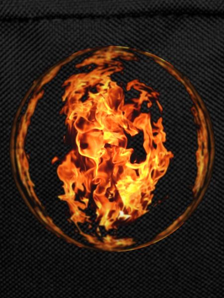 Fire Glass Ball