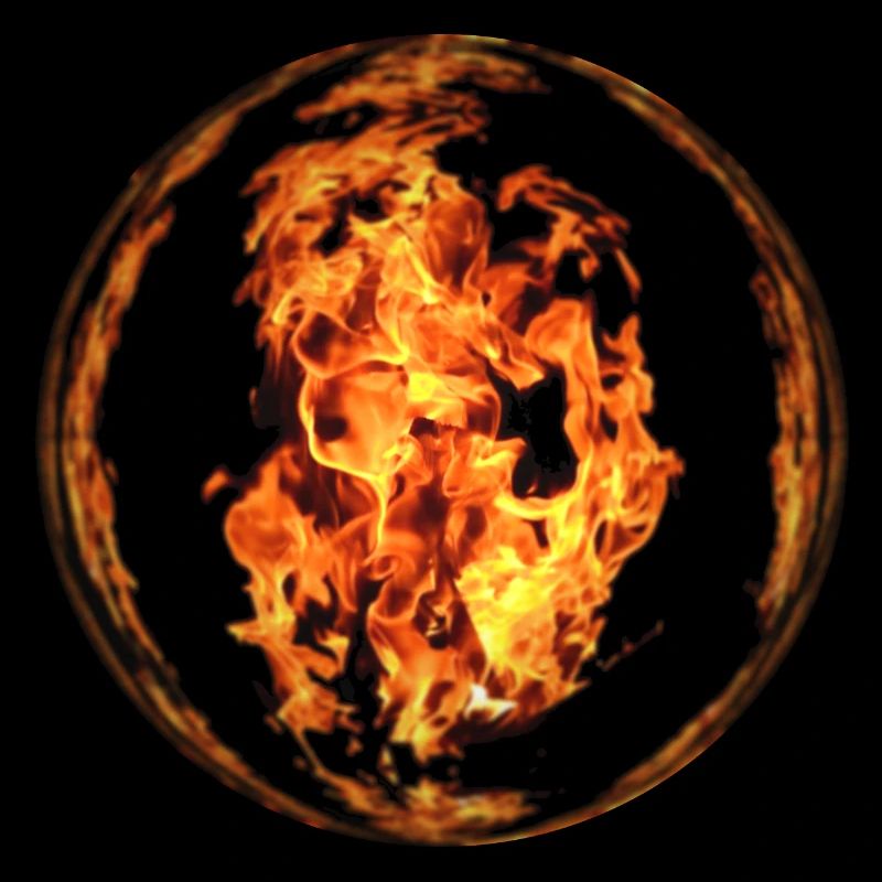 Fire Glass Ball