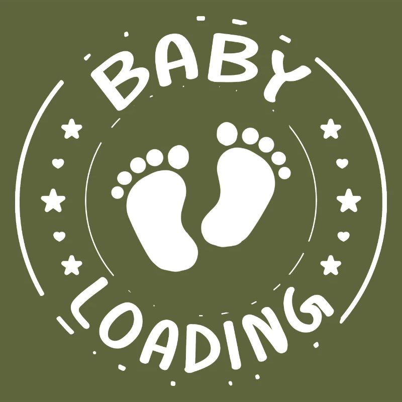 Baby loading Mama Schwanger Mutter Papa Geschenk