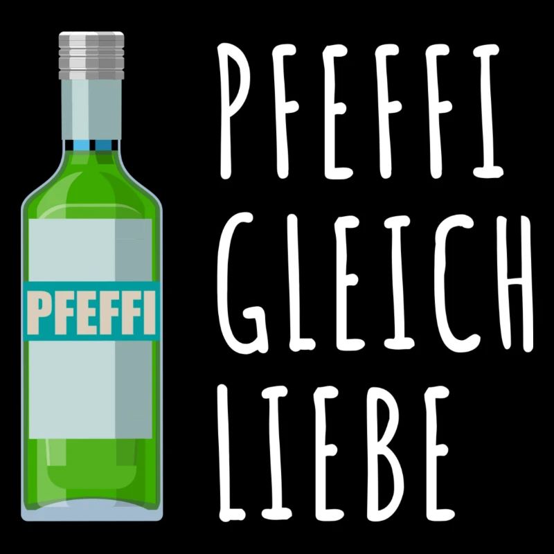 Pfefferminz Likör Pfeffi Vatertag Sauf