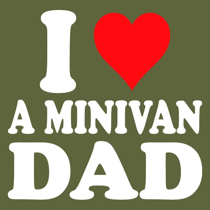 Le style de vie de Minivan Dad Papa conduit Minivan Daddy