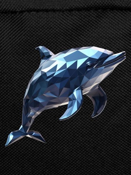 Geometric Style Dolphin
