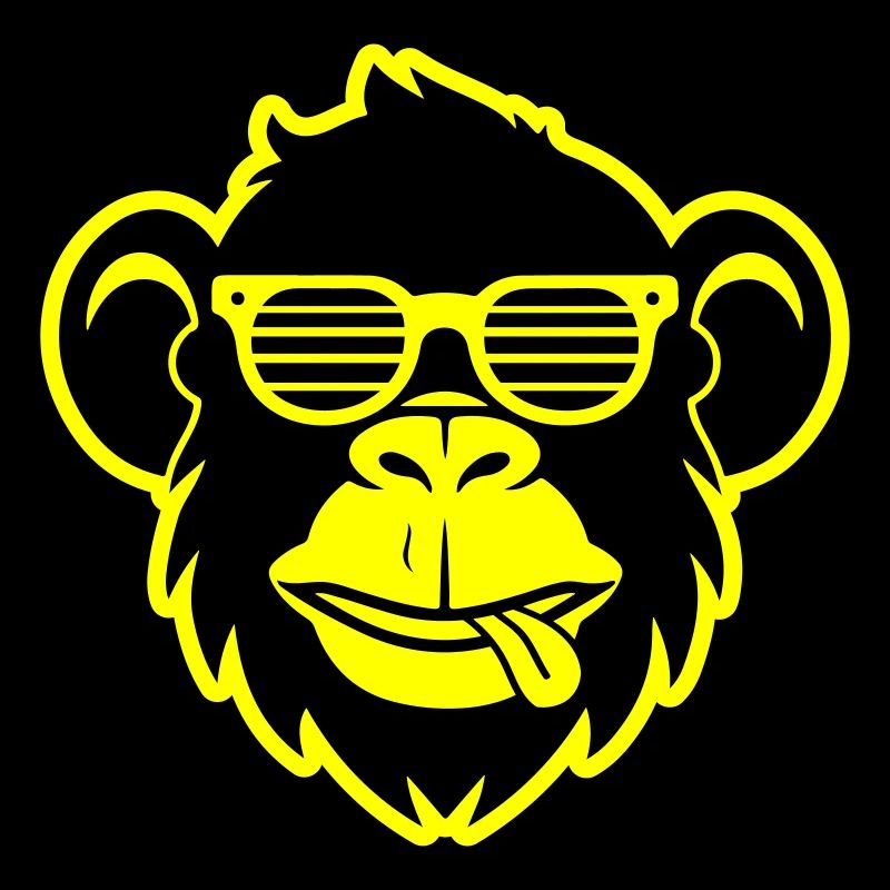 Monkey Head Sunglasses Party