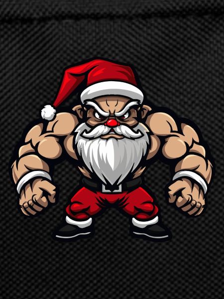 Santa Claus Muscles Bodybuilding