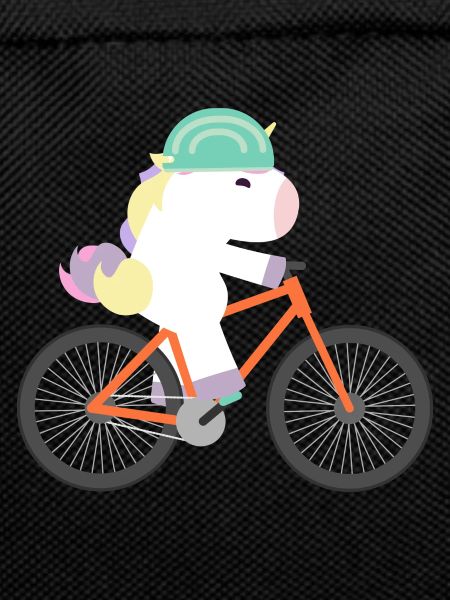 Einhorn Fährt Fahrrad